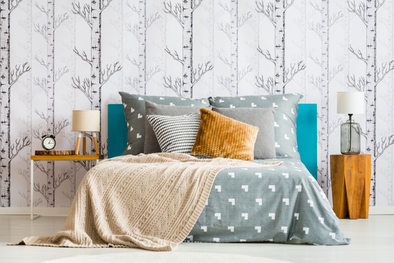 Bedroom Wallpaper Installation in Conroe, TX