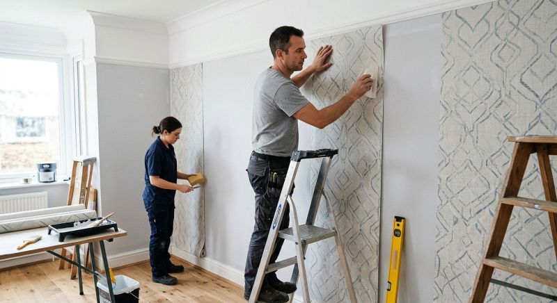 Commercial Wallpapering in Alpharetta, GA
