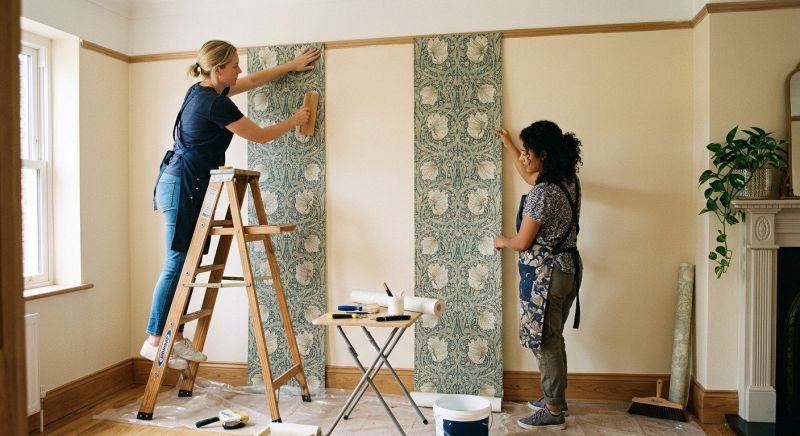 Hallway Wallpaper Installation in Overland Park, KS