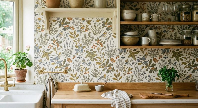 Kitchen Wallpaper Installation in Overland Park, KS