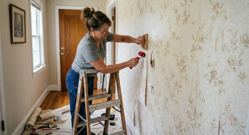 Wallpaper Seam Repair in Alpharetta, GA