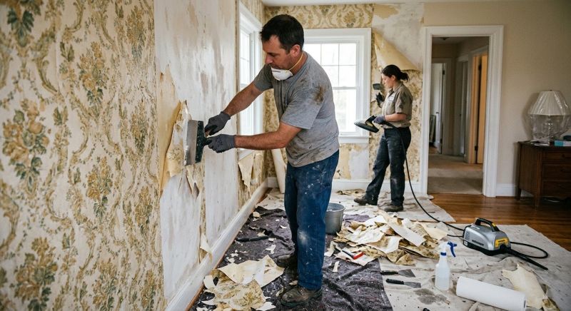 Wallpaper Stripping in Roseville, CA