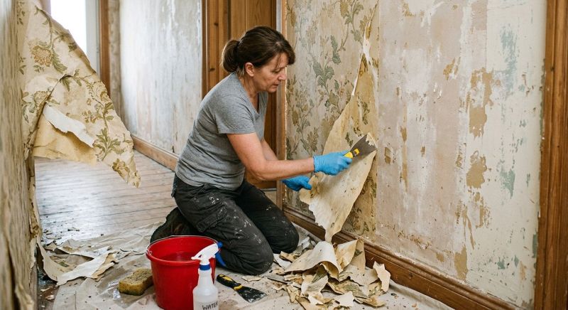Wallpaper Stripping in Roseville, CA