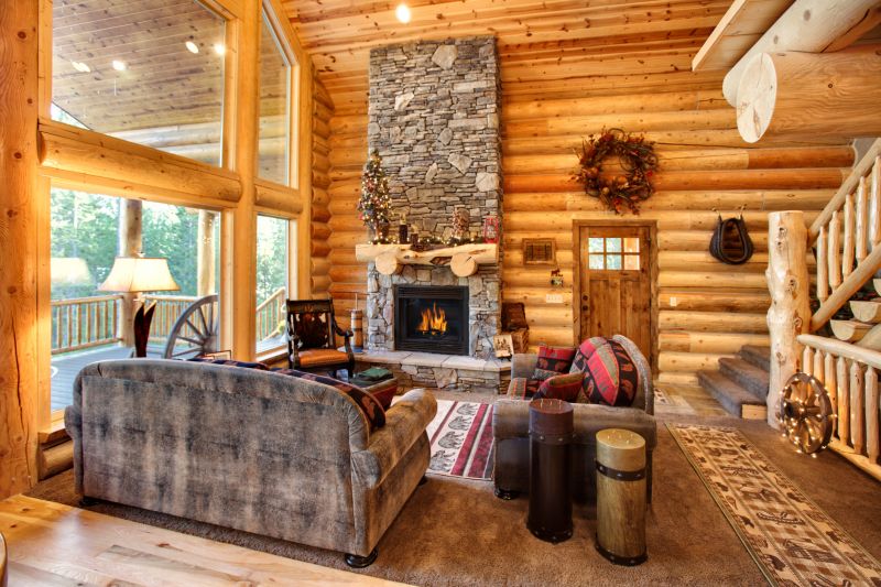 Wood Cabin Staging